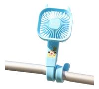 Genérico Portable Stroller Fan - Travel Air Circulator for Kids Use | Rechargeable Clip On Design with Bendable Tripod Grip, Quiet Mini Cooling Fan for Crib Bicycle Motorcycle Camping