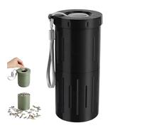 Genérico Portable Sunflower Seed Spit Cup with Shell Storage, 2026 New Sunflower Seed Cups to Spit in, Portable Pistachios Snack Nut Bowl Cup, for Car, Trip, Outdoor (Black)