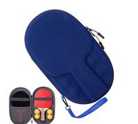 Genérico Portable Table Tennis Paddle Case, Hard Shell Tennis Pouch with Oxford Cloth and EVA 260g Protection, Wear-Resistant Paddle Bag for Kids Adults Indoor Outdoor Sports Training School Stadium