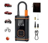 Generico Portable Tire Inflator Air Compressor - Rechargeable Digital Car, Motorcycle & Bicycle Pump for Auto Tires, Balls, Vehicles, Portable High-Pressure Pump
