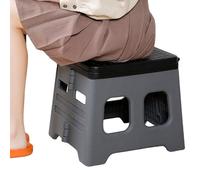 Genérico Portable Toilet Seat - PP 1.3kg Folding Car Camp Toilet | Lightweight Foldable Toiĺet For Adults Kids and Use | Compact Travel and Outdoor Bathroom Solution