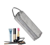Genérico Portable Toothbrush Pouch - Travel Toiletry Bag | Multi-Functional Mesh Toiletry Bag for Vacation Airport Road Gym Camping Cruise Hospital Bathroom Beach Airplane RV Travel