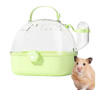 Genérico Portable Transparent Parrot Travel Cage | Handheld Carrier For Budgies Cockatiels | AS PP Material with 60ml Water Bottle | Small Pet Outdoor Carrier For Hamsters