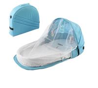 Genérico Portable Travel Bed with Net & Sun Canopy,Foldable Bassinet