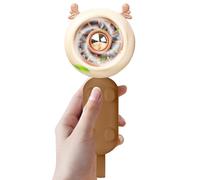 Genérico Portable Travel Fan, Bear Foldable Fan, Rechargeable Wind Blower, Quiet Cooling Function, Compact Lightweight Design, Pink, Excellent for Gym, Desk, Kids, or Outdoor Adventures