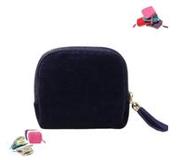 Genérico Portable Travel Jewelry Box Organizer,Mini Jewelry Case for Women with 5 Compartments,Hard Shell Folding Bag for Earrings Rings Necklaces (colour8)