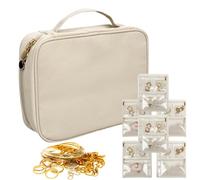 Genérico Portable Trinket Folder - Loose Leaf Storage for Valentine's Day | Anti Tarnish Film with Zippered Sleeves & Velvet Padding for Birthdays, Home, Vacation and Honeymoon Luggage Organization