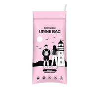 Genérico Portable Urine Bag - 12 Inch Leak Proof Travel Urinal | Cotton Sheet Pee Pouch - 900cc Emergencŷ Toilet Solution for Camping Traffic Hospital Backup and Road Trips