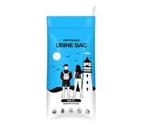 Genérico Portable Urine Bag - 12 Inch Leak Proof Travel Urinal | Cotton Sheet Pee Pouch - 900cc Emergencŷ Toilet Solution for Camping Traffic Hospital Backup and Road Trips