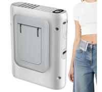 Genérico Portable Waist Clip Fan 4000mAh Rechargeable Belt Fan 8×4.1×9.8cm Mini Personal Wearable Cooling F́an For Outdoor Travel Work Hiking Camping Hands Free Use
