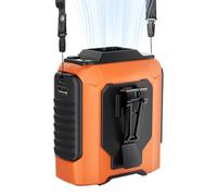 Genérico Portable Waist Clip Fan, Personal Rechargeable Shirt Fan, Hands- Cooling Device with Clip Design, Ideal for Outdoor Work, Camping, Walking, Travel, Daily Activities