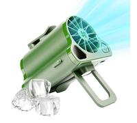 Genérico Portable Waist Fan | Rechargeable 5-speed Digital Display Personal