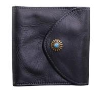 Genérico Portable Wallet Outdoor Coin Wallet with Card Slots Money Purse for Outdoor Activities Leather Trifold Wallet, Small Trifold Wallet 10x10x2cm/3.94x3.94x0.79 Inches for Outdoor Activities