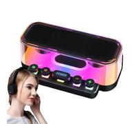 Genérico Portable Wireless Speaker, Mechanical Button Punk Wireless Speaker, Stereo Sound Music Player, Retro-Inspired Design for Unique Aesthetic, Loud Volume Output for Immersive Experience