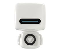 Genérico Portable Wireless Speaker | Small Robot Shape Outdoor Speaker | with Stereo Sound, Waterproof Electric Gadgets Desk Ornaments for Travel Party Studio