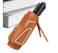Genérico Portabolígrafos Golf Para Escritorio,Decoración Hogar Divertida Impreso En 3D | Mini Portabolígrafos De Golf,Para Oficina, Estantería, Salón, Mesa De Ordenador, Profesores Y Estudiantes