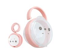 Genérico Portachupetes | Caja de Almacenamiento para Chupetes con Estampado de Panda | con Funda Antipolvo, Accesorios Portátiles para Bebés Niños y Niñas en Viajes y Exteriores