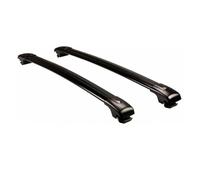 Genérico Portaequipajes para Coche 2 Barras Transversales De Techo Aluminio Negro con Cerradura para Seat para Ateca 2016-2023 para Transporte De Equipaje