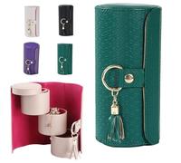 Genérico Portagioie Da Viaggio A Strati - Elegante Contenitore,Sempre Pronto A Brillare,Portagioie Da Donna A Tre Strati Distinti (1pc-C)