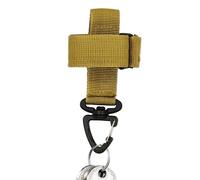 Generico Portaguanti de clip para trabajo | Porta guantes para cinturón de servicio, soporte multiusos con hebilla de metal y nailon para pesca, esquí, senderismo, Caqui., Consulte la descripción