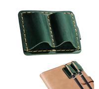 Genérico Portalápices de cuero con clip,Resistente al Desgaste y Portátil | Sujeta bolígrafos para libretas con clip de sujeción | para Laboratorio, Colegio, Farmacia, Viajes al Aire Libre,