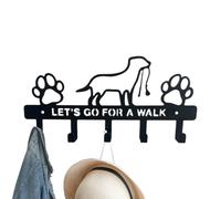 Genérico Portallaves,Estante De Almacenamiento Metálico Con 5 Ganchos | Soporte Para Llaves De Entrada,Para Entrada Puerta Baño Cocina Abrigos Paraguas Correas De Perros