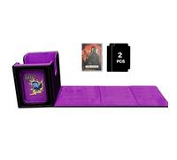 Generico Portamazzi - Caja para más de 100 tarjetas de colección, funda espaciosa para mostrar colección de viajes, habitaciones, noches de familia