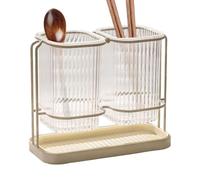 Genérico Portapalillos Organizador De Cubiertos Cubertería Cuchara Tenedor | Escurridor de Utensilios para Encimera Cocina Soporte Organizador Contenedor Para Palillos Y Tenedor Para Cocina Rústica
