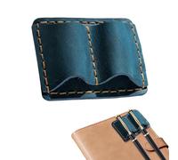 Genérico Portaplumas de Cuero | Resistente al Desgaste y Portátil,Sujeta bolígrafos para libretas con clip de sujeción,para Laboratorio, Colegio, Farmacia, Viajes al Aire Libre,