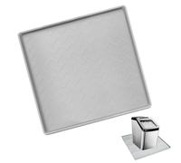 Genérico portátil AC Drip Pan, 22 x 22 x 0,71 pulgadas impermeable silicona Drenin Mat, no resbaladizo Leak Catching Pad for Air Conditioner Units, Fridges, Ice Makers, Under Sink Use in Kitchen