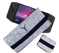 Genérico portátil de Viaje de Transporte para Lenovo Legion Go de Mano, Impermeable Funda Protectora Bolsa de Almacenamiento para Legion go Consola Accesorios (Gris)