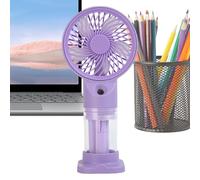 Genérico portátil Misting Fan, plegable Air Blower, 6,38 x 1,73 x 3,07 pulgadas, Compact Battery Operated Cooler, Spray Fan, for Travel, Outdoor, Camping, Beach, Walking, Deportes, Hiking, Picnic