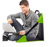 Genérico portátil plegable Festival Seats, ligero Padded Picnic, 16,54 x 15,75 pulgadas silla Backrest & Impermeable Travel Seat, llevar Handle for Outdoor Events, Hiking Trails, Camping Parks