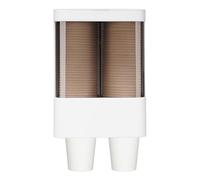 Genérico Portavasos de papel,Estante de Pared de Cilindros Dobles | Soporte para vasos de papel de café,para Hogar, Cocina, Restaurante, Cafetería, Bar, Sala de Descanso, Eventos, Hoteles, Catering