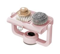 Generico Porte-Savon De Douche À Ventouse Murale - Porte-Savon Mural - Plateau Égouttoir Amovible Rotatif Pour Évier de Cuisine, Salle de Bain, et Appui de Fenêtre