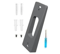 Genérico Porte Sonnette - Antivol Cale Réglable | Support de sonnette vidéo Sans perçage, Ajustement Angle Visuel, Sécurité Renforcée Durable pour Caméra Ring WiFi, Appartement, Maison, Location