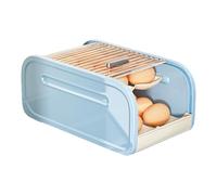 Genérico Porte-Œufs Réfrigérateur - Distributeur à Roulement 2 Niveaux, Boîte de Stockage Œufs | Design Gain de Place Solide Durable, Organisation Cuisine | Pour Plan de Travail Congélateur Réfrigé