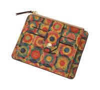 Generico Portefeuille Porte-Cartes Femme - Tarjetero Vintage Marron | Petit Portefeuille Compact | Pour Espèces Permis de Conduire Cartes de Crédit Objets, E, riferimento alla descrizione