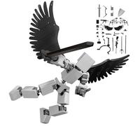 Genérico Posable Action Figures - Funny DIY Jointed Toy Models, Flexible Movement Design, Interactive Play Accessories | Creative Figure Toys For Kids Classroom Learning Travel Picnics and