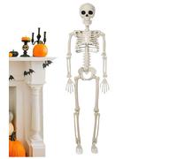 Genérico Posable Skeleton - ABS 40 x 10 x 3,5 cm | Human Skeleton with Full Body Posable Juntas | Skeletons for Halloween Decorations, Spooky Skull Figura Ornament Graveyard Props for Haunted House