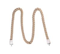 Genérico Posatoio Di Corda per Gabbie Stand Di Arrampicata Regolabile Accessorio in Corda Scalare Ideale per Parrocchetti Cockatiels Piccoli Animali E Pappagallini