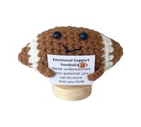 Genérico Positive Crochet Ball, Inspirational Knitting Accessory, 1.57in Motivational Support Yarn, Motivational Quote Design, Stress Relieving Tool for Home, Desktop Use, Inspiration, Stress