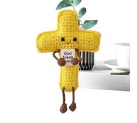 Genérico Positive Crochet - Funny Knitted - Handmade Emotional Inspirational | Versatile Wearing For Home Birthday Housewarming Friends Family Men Women