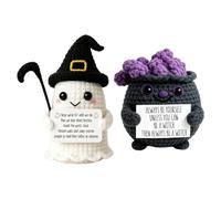 Genérico Positive Crochet Halloween - Festive Inspirational Tabletop Decor
