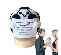 Genérico Positive Crochet, Knitting Ball with Inspirational Quote, Motivational Support Yarn Accessory, Uplifting Gift Idea for Home, Workplace, Desktop, Craft Room Decor, 7cm/2.76 Inches