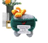 Generico Positive Doll - Support Crochet | Knitted Animals | Support Fire, Crochet Fire, Funny Crochet Toy, Unique Crochet, Crochet Support Fire