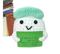 Genérico Positive Golf Ball Toy, Funny Knitted Animal Plush, 6cm Stuffed Souvenir for Christmas, Birthday, Graduation, Cute and Adorable Gift for Kids, Teens, Golf Lovers, 6cm/2.36 Inches