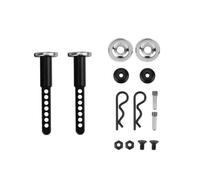 Genérico Post de la Columna de Carcasa del Cuerpo Delantero Delantero de Metal extendido para Piezas de actualización de rastreador RC a Escala 1/10 compatibles con II 90046 Modelo(47mm)