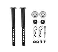 Genérico Post de la Columna de Carcasa del Cuerpo Delantero Delantero de Metal extendido para Piezas de actualización de rastreador RC a Escala 1/10 compatibles con II 90046 Modelo(77mm)