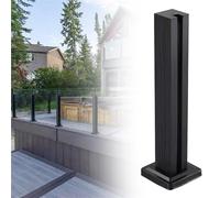 Genérico Poste de barandilla de Vidrio vitrificado Duradero para escaleras | Columna de balaustrada Elegante de 110 cm para Interiores y Exteriores | Solución de cercado Elegante para hogares Moderno